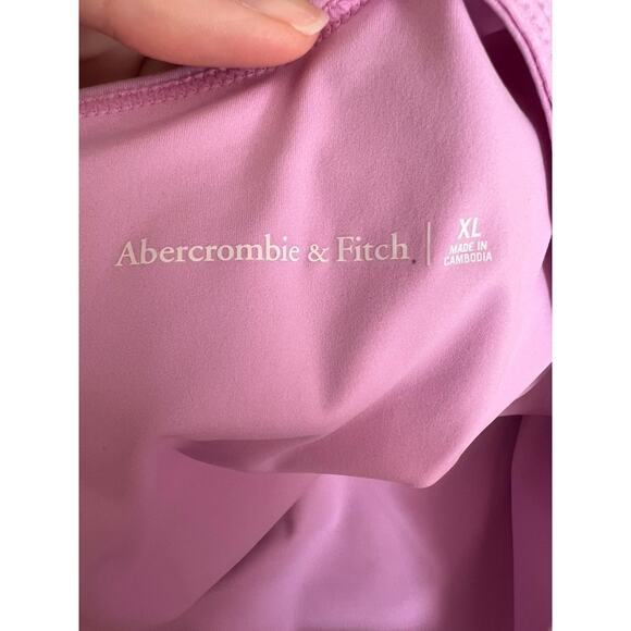 NWOT Abercrombie & Fitch Women's One Shoulder Traveler Mini Dress Pink Size XL - Picture 9 of 13